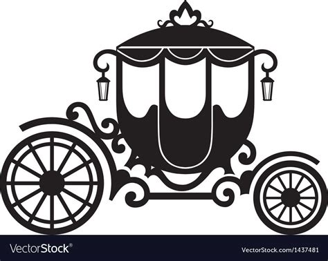 Cinderella Carriage Silhouette Svg