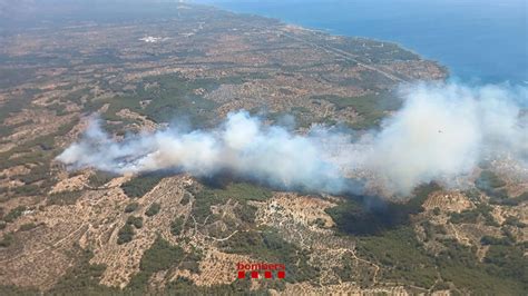 Cataluña arde tres incendios calcinan más de 40 hectáreas