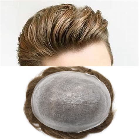 Hair Wonders Toupee For Men Hair Piece Real Human Hair Ultra Thin Skin Hair