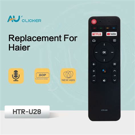 HTR U28รโมทคอนโทรลสำหรบ Haier HTR U28 H50S6UG H65S6UG H55S6UG 4K UHD