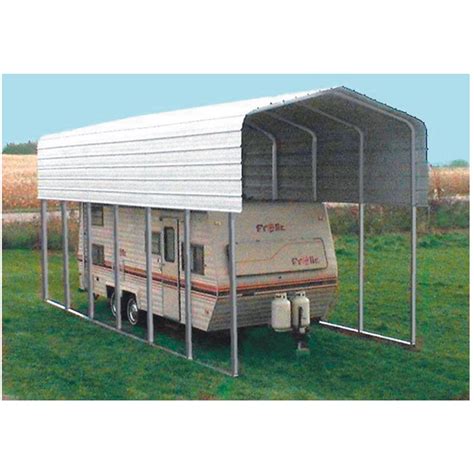 Versatube Carport Rv Storage Shelter — 38ftl X 12ftw X 12 12fth Northern Tool