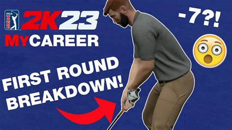 A FIRST LOOK AT MYCAREER IN PGA TOUR 2K23 FULL OPENING ROUND YouTube