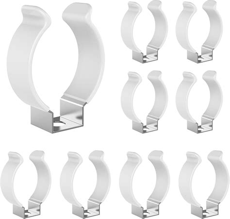 8 Pack JESLED T8 U Clips Holder Bracket For 8FT LED Light Bulbs LED