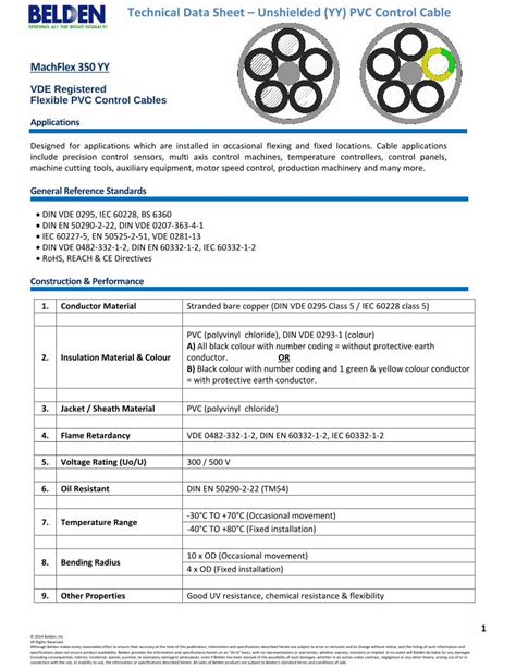 PDF MachFlex 350 YY Farnell Element14 Din Vde 0295 Iec 60228 Bs