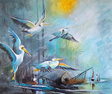 White Bird Painting at PaintingValley.com | Explore collection of White ...