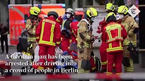 Accidente de coche en Berlín Un hombre es detenido tras arrollar a una