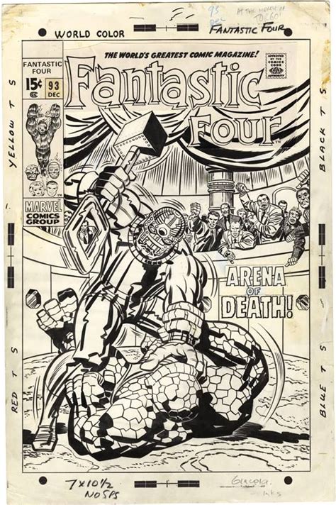 Fantastic Four By Jack Kirby And Frank Giacoia Jack Kirby Art