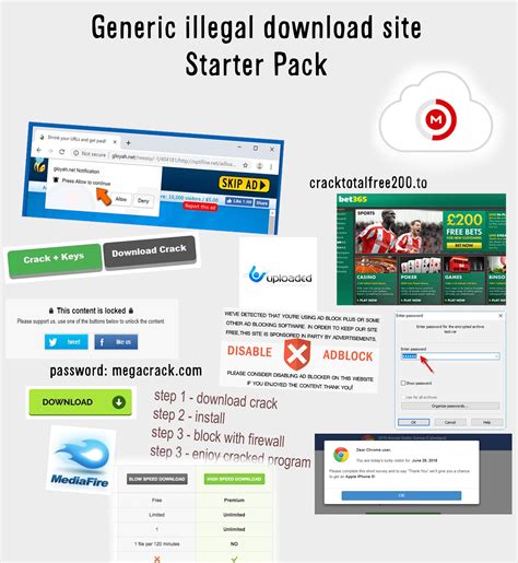 Generic illegal download site Starter Pack : r/starterpacks