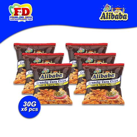 Alibaba Crunchy Corn Chips Hot And Spicy Flavor Grams X Pcs