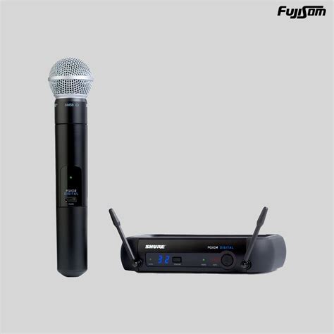 MICROFONE SHURE SEM FIO PGXD 24 SM 58 DIGITAL FUJISOM