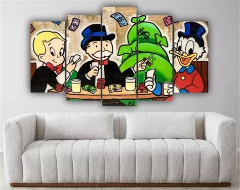 Cuadro Decorativo Ricky Ricon Mcpato Monopoly Bar Y Dinero Cuotas Sin