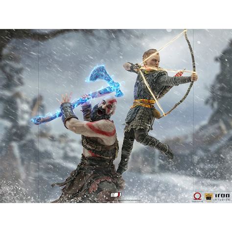 God Of War Kratos And Atreus Bds Art Scale Statue