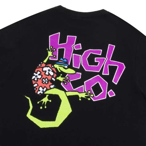 Camiseta Manga Longa High Lizard Preto Loja Hip