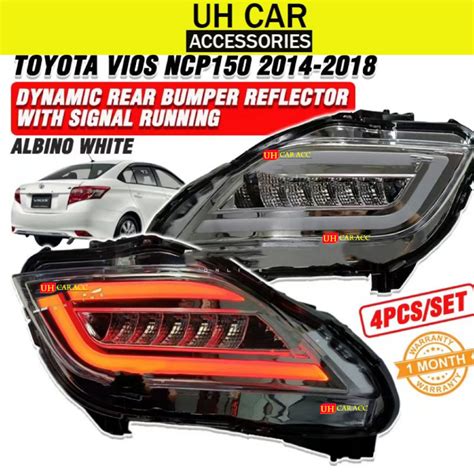 Toyota Vios Ncp Dynamic Rear Bumper Reflector With