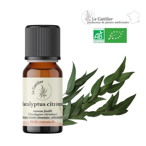 Huile Essentielle Eucalyptus Citronn Bio Green Gaia