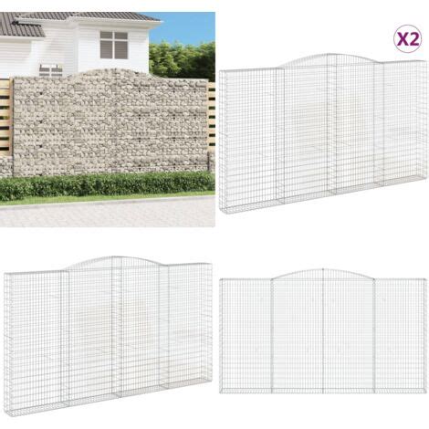 Paniers Gabions Arqu S Pcs X X Cm Fer Galvanis Panier