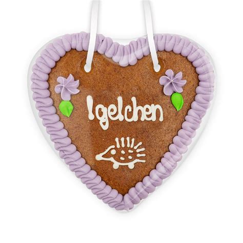 Lebkuchenherz Cm Igelchen G Nstig Bestellen