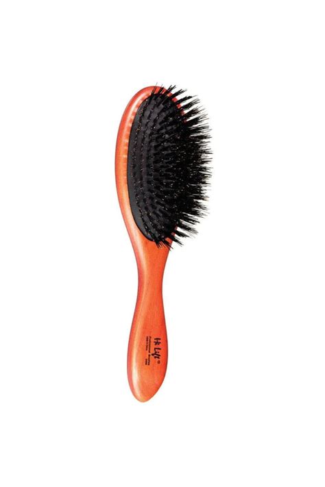 Hi Lift Cushion 100 Boar Bristle 11 Rows Hair Brush Barber Supplies