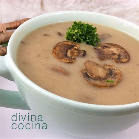 Arriba Imagen Receta De Sopa Crema De Champi Ones Abzlocal Mx