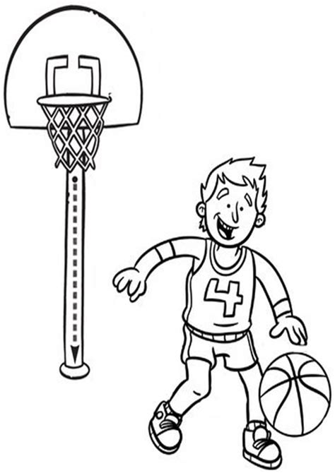 Free And Easy To Print Basketball Coloring Pages Tulamama