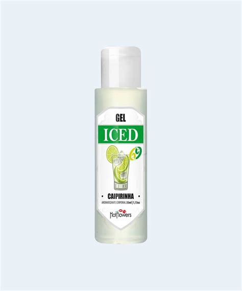 Gel Beij Vel Excitante De Caipirinha Gel Iced Hot Flowers Gel Beij Vel Excitante De
