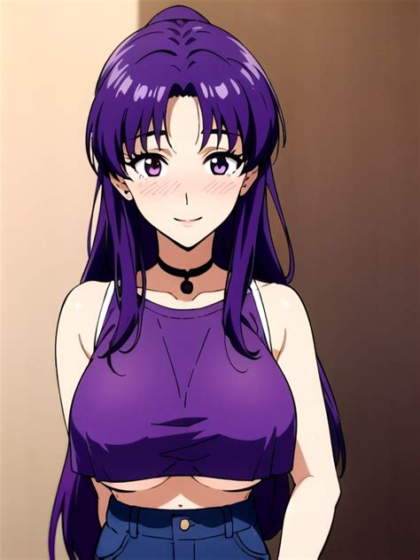 Crop Top Mischievous Smiling While Blushing Detailed Screencap AI Porn