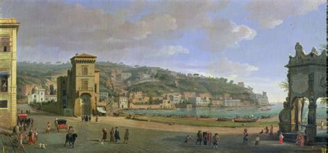 La Riviera Di Chiaia A Napoli Gaspar Van Wittel