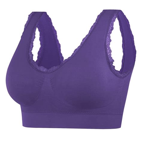 Mallwal Sports Bra Plus Size Women Full Coverage Bra Feature V Neck Longline Bra Style W 827