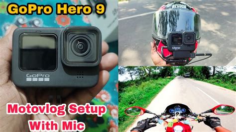 Finally Gopro Hero Motovlog Setup With Mic Youtube