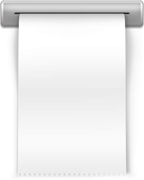 Sales Printed Blank Receipt 11835071 Png