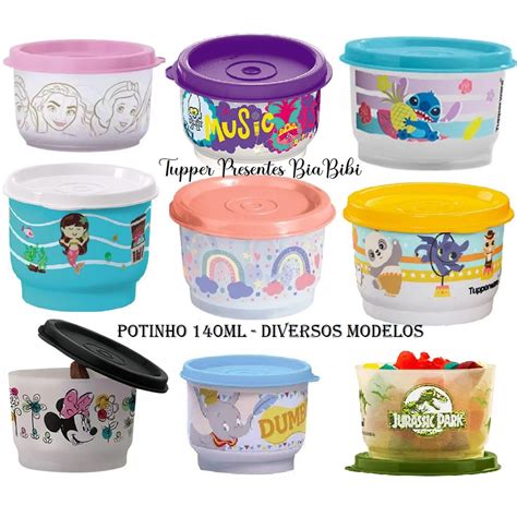 Tupperware Potinho 140 Ml Linha Infantil Shopee Brasil