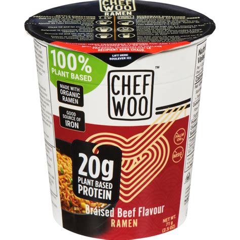 71g Chef Woo Ramen Braised Beef Flavor Mart31