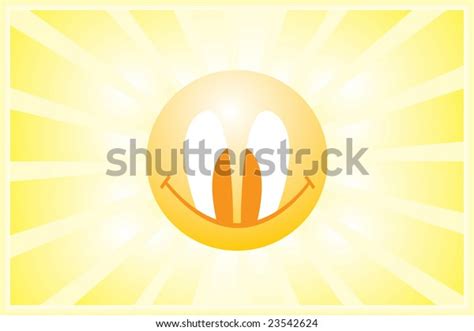 Sunny Smile Vector Picture Stock Vector Royalty Free 23542624