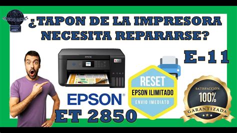 Reset Resetter Epson Et El Tap N De La Impresora Necesita