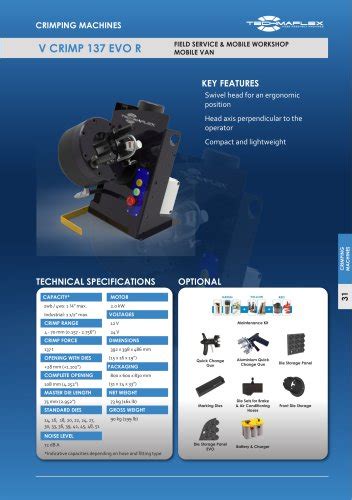 S Crimp Evo B Techmaflex Pdf Catalogs Technical Documentation