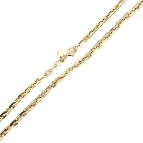 Lant Barbatesc Din Aur Galben 14k Gold Link Chain