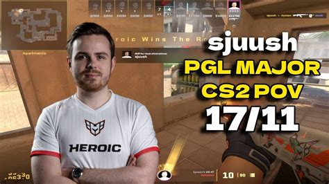 Cs Pov Heroic Sjuush Vs Eternal Fire Mirage Pgl Cs Major