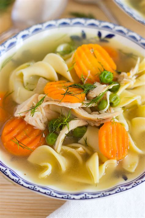 Lemon Dill Chicken Noodle Soup