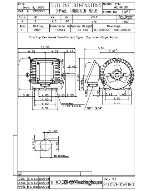 Teco Electric Motor Wiring Diagram - Wiring Diagram