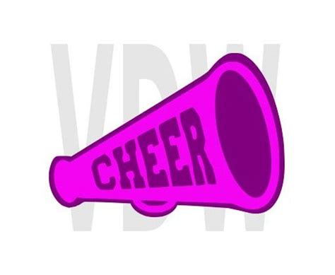 Cheer Megaphone Svg, Cheerleader Svg, Cheer Life Svg Cheer Mom Svg Pom ...