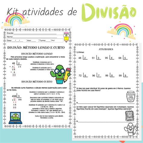 Atividades De Divisão Educa Market