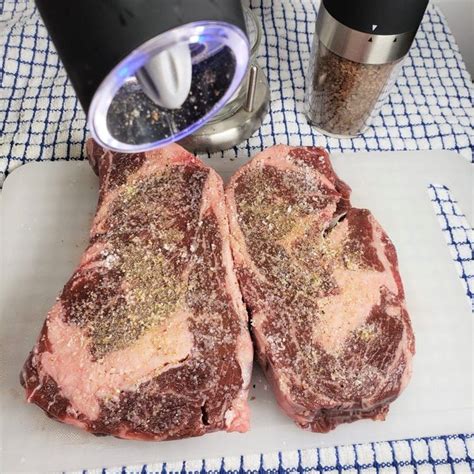 Make Air Fryer Rib Eye Steak With Blue Cheese Butter With My Perfected