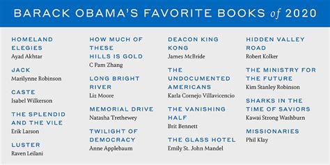 Barack Obama 2024 Reading List - Nola Terrye