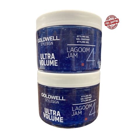 2 PACK Goldwell StyleSign Ultra Volume Lagoom Jam 4 Styling Hair Gel