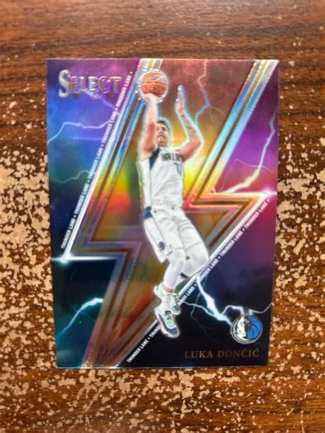 LUKA DONCIC THUNDER Lane Silver Prizm 3 2023 24 Panini Select EUR 5