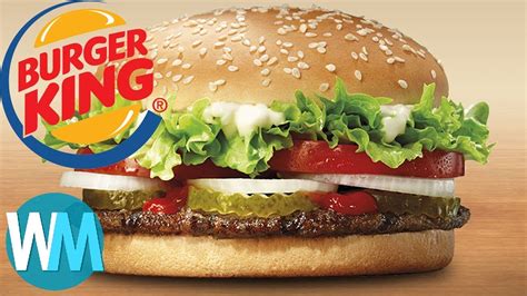 Top 10 Best Burger King Menu Items Youtube