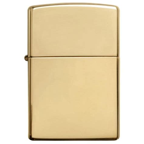 Zippo Briquet En Laiton Brillant