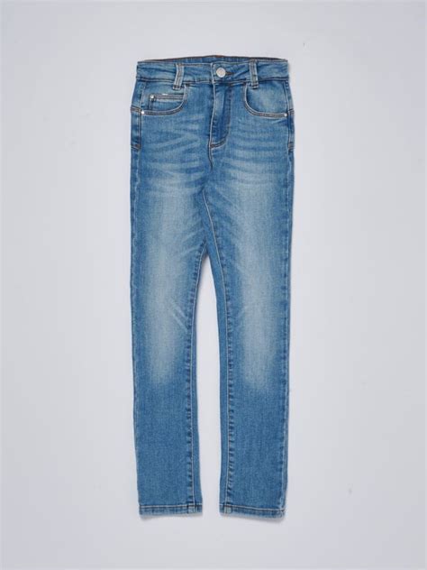 Jeans Bambina Liu Jo Betty Divine A Vita Alta Denim Chiaro Caposerio