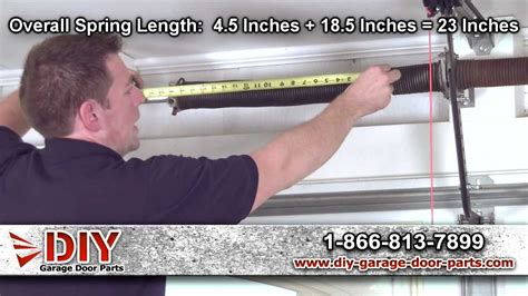 How To Measure Garage Door Torsion Springs Youtube