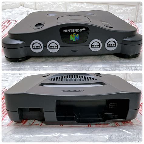 【本体極美品、ほぼ未使用】 初代 ニンテンドー64 任天堂 Nintendo 64 ゲーム機 本体 Nus 001 ブラック 本体、アクセサリー